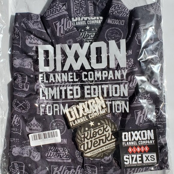 DIXXON Flannel KLOCK WERKS 2023 Collab Limited Edition Men's SS Party Shirt XS - Picture 2 of 8